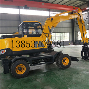 工廠專用輪式抓木機 木材廠抓木機 360°旋轉價格優(yōu)惠