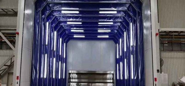 江蘇無塵噴漆房 全自動(dòng)伸縮房 廠家直供