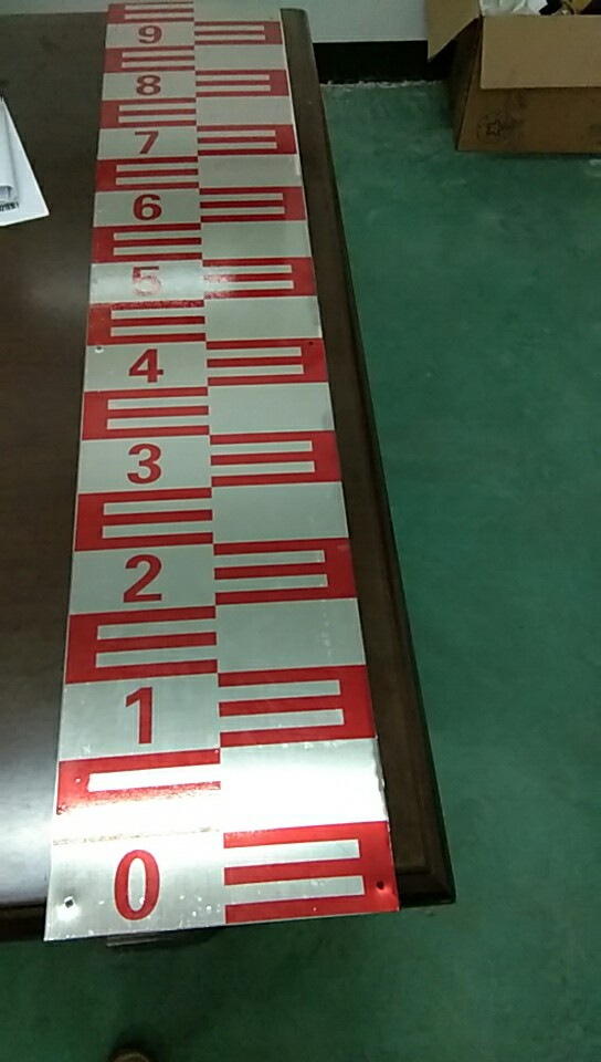 地表水的監測不銹鋼水位尺