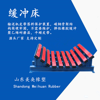 緩沖床 礦用阻燃重型定制 輸送機(jī)落料滑槽 美奐